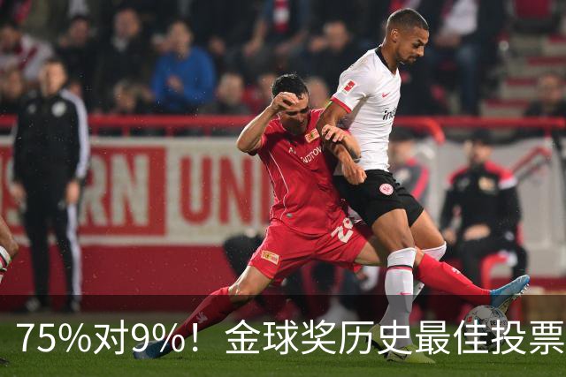 75%对9%！金球奖历史最佳投票，C罗这票数碾压梅西